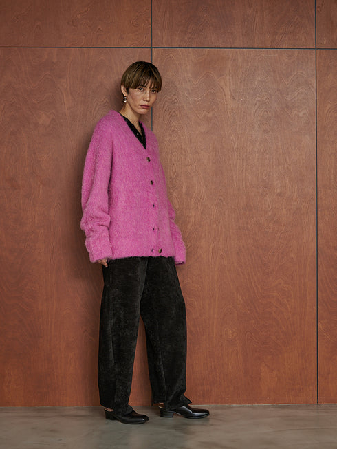 【 予約:11月中旬 】ALPACA MIX CARDIGAN /Y254-91122